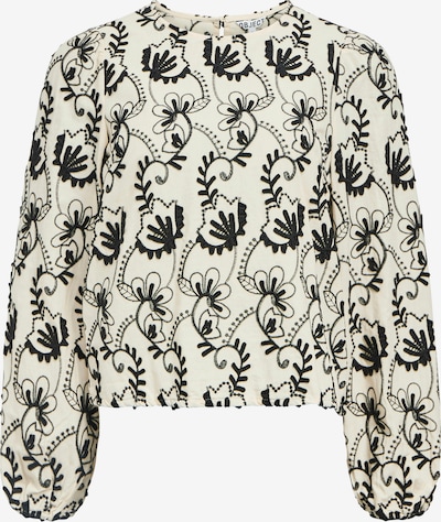 OBJECT Blūze 'OBJMya', krāsa - krēmkrāsas / melns, Preces skats