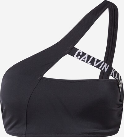 Top per bikini Calvin Klein Swimwear di colore nero / bianco, Visualizzazione prodotti