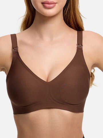 cfab (formerly creamy fabrics) Bustier BH 'Comfort Maternity Still-BH ohne Bügel'‌ in Braun