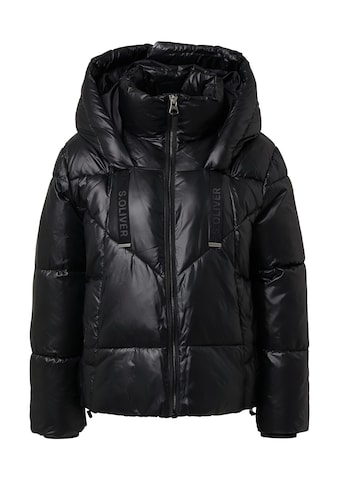 s.Oliver Jacke in Schwarz: Vorderseite