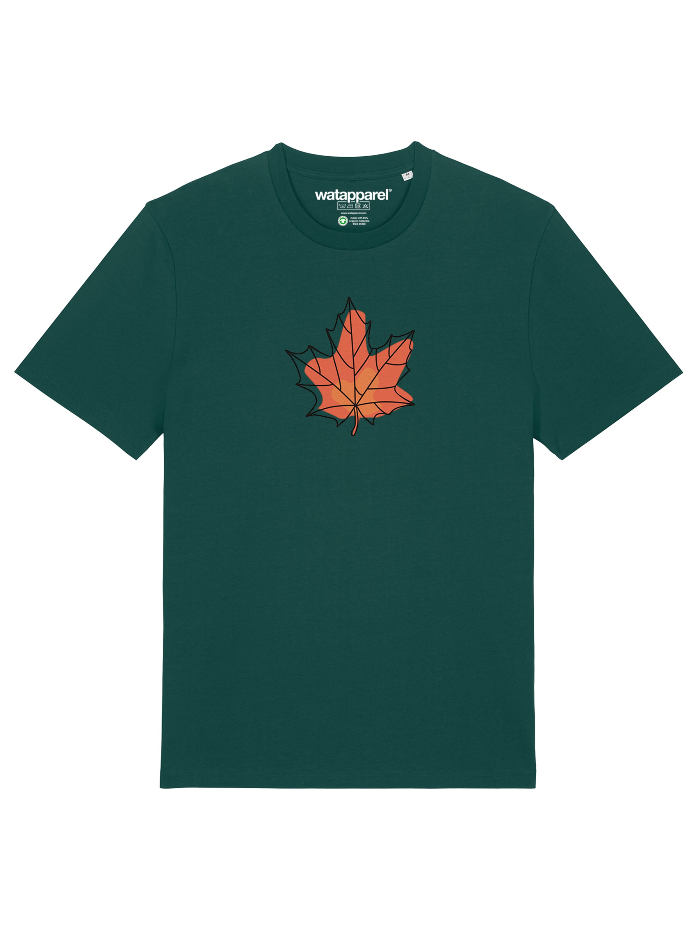 Watapparel Shirt 'Herbst' in Green: front