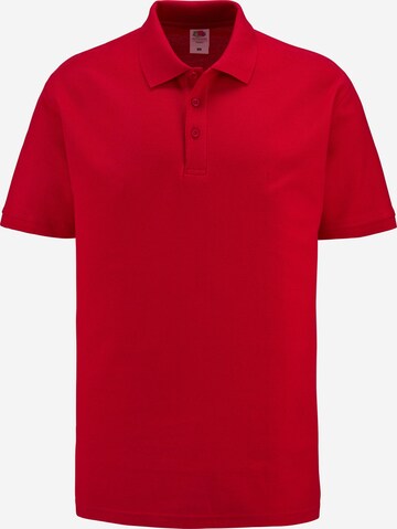 FRUIT OF THE LOOM Shirt 'FRUIT OF THE LOOM' in Red: front