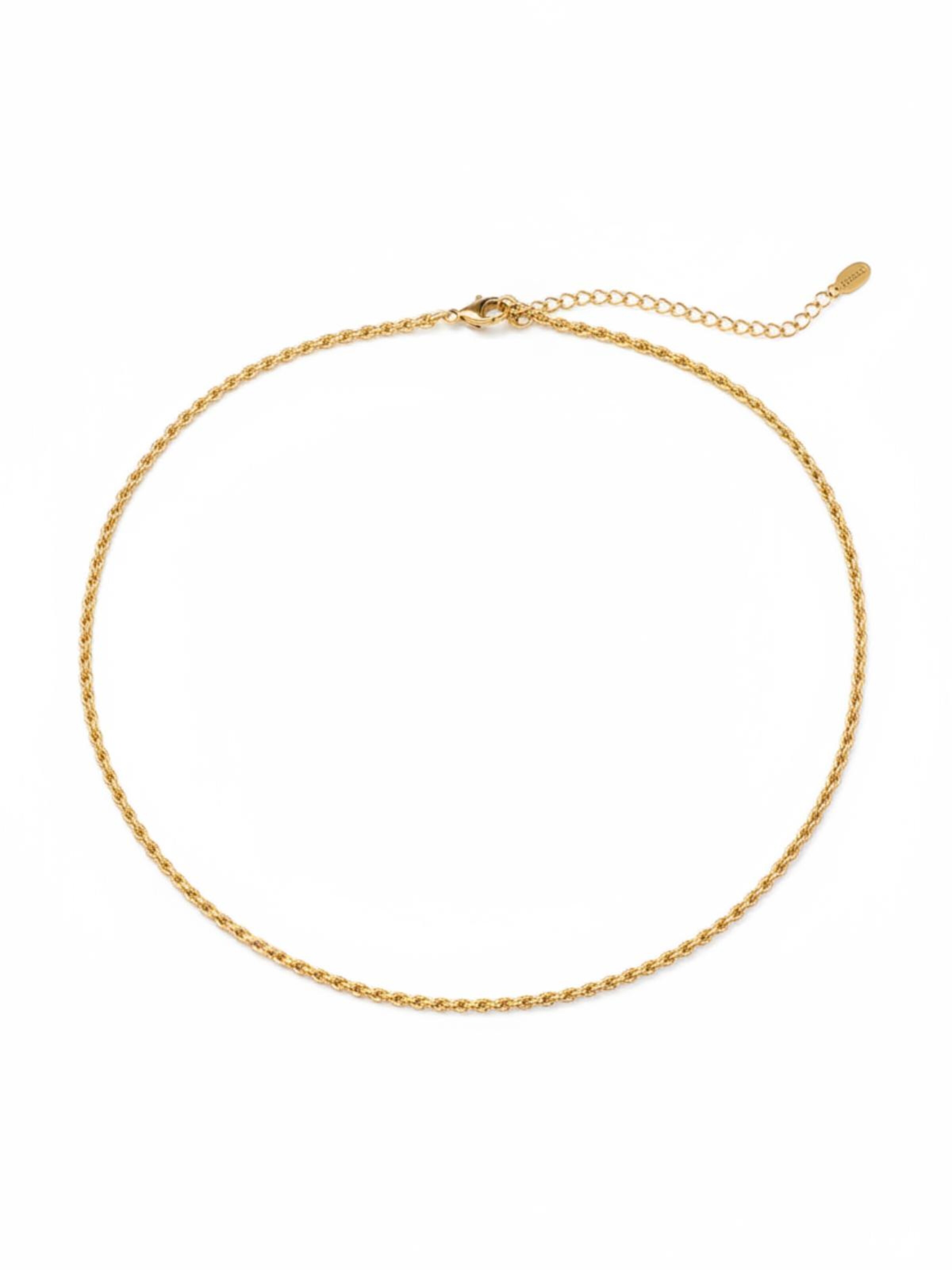 Cala Rose Ketting 'KIRSTEN' in 37- 41 cm in de kleur Goud, Productweergave