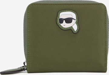 Karl Lagerfeld Wallet in Green: front