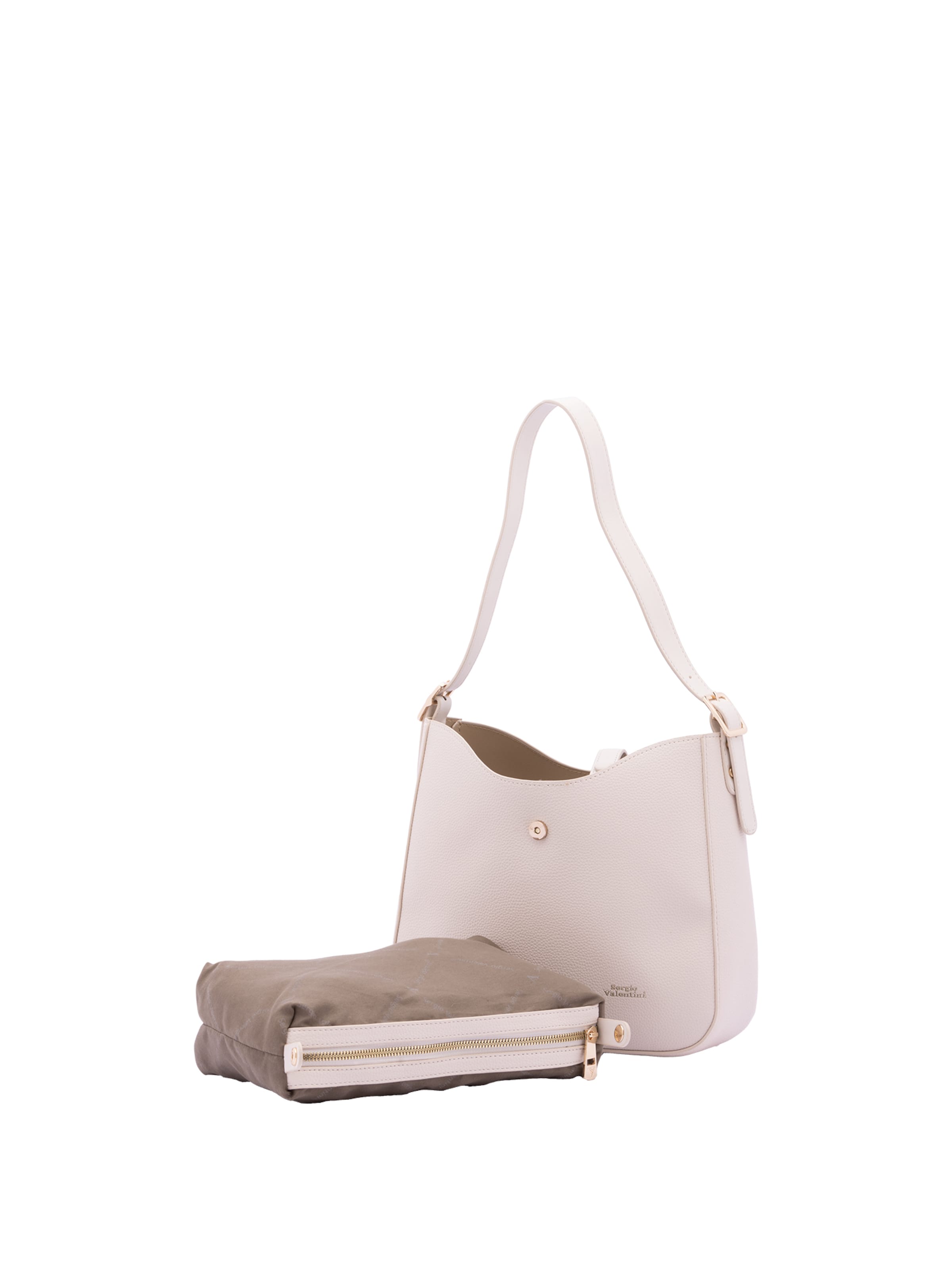 Sergio Valentini Shoulder Bag in Beige