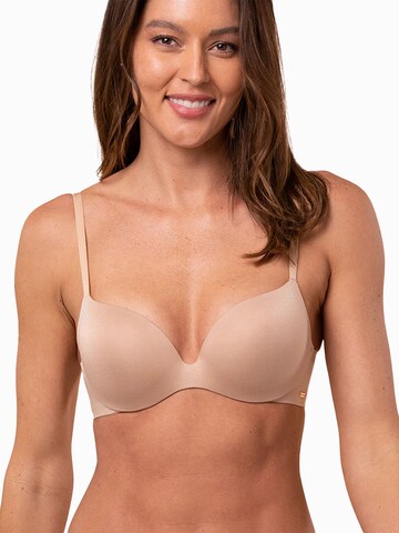 Royal Lounge Intimates T-shirt Bra 'Royal Miracle' in Beige