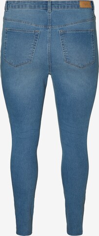 Vero Moda Curve Skinny Jeans 'LORAEMILEE' in Blau