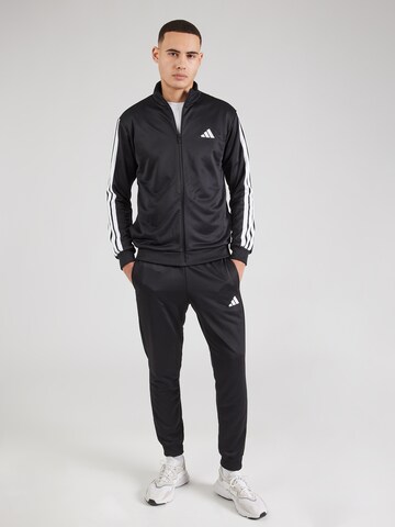 ADIDAS SPORTSWEAR Tracksuit in Black: front