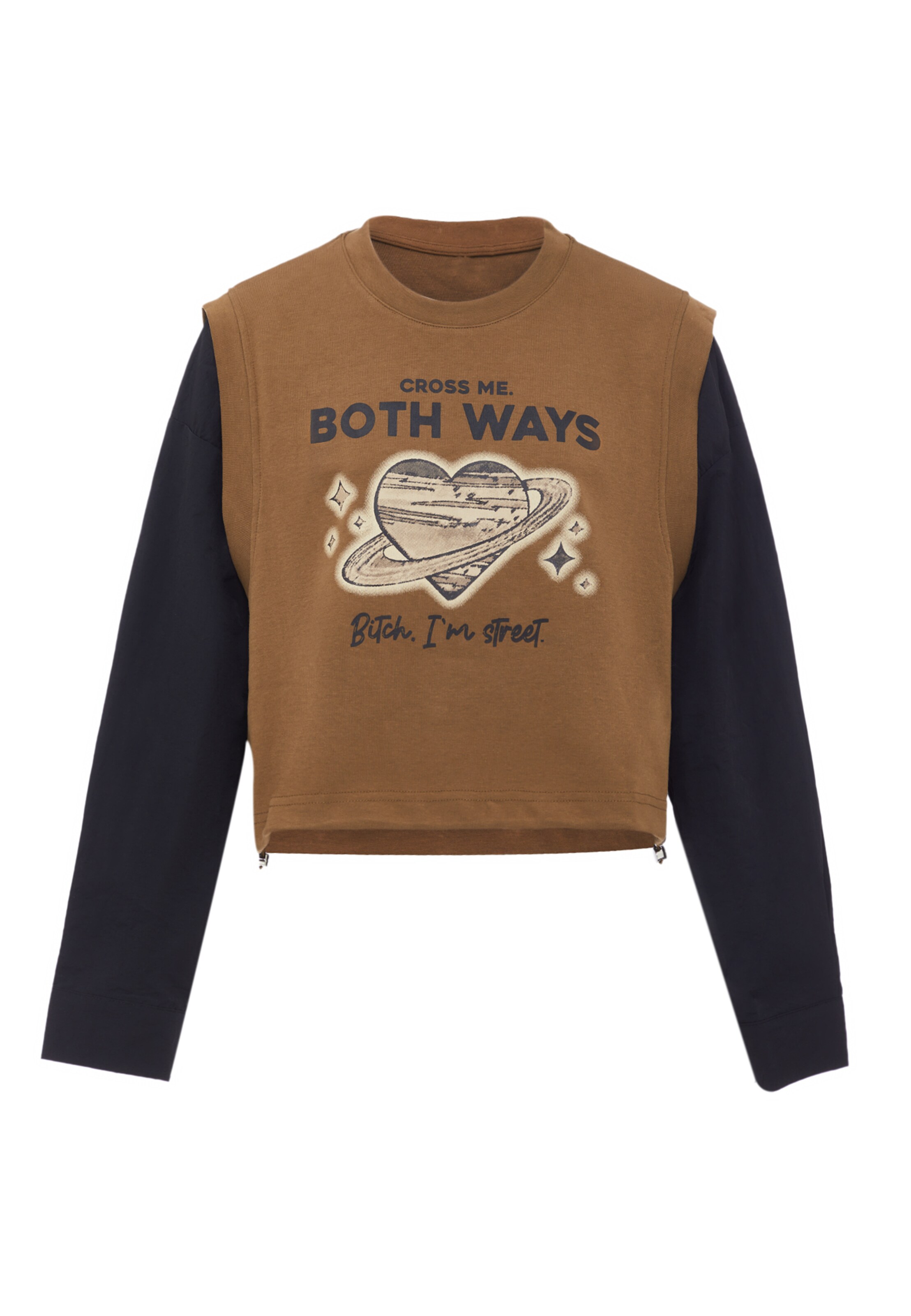 HOMEBASE Свитшот в Коричневый: спереди