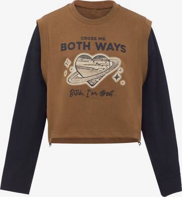 HOMEBASE Sweatshirt in Brown: front