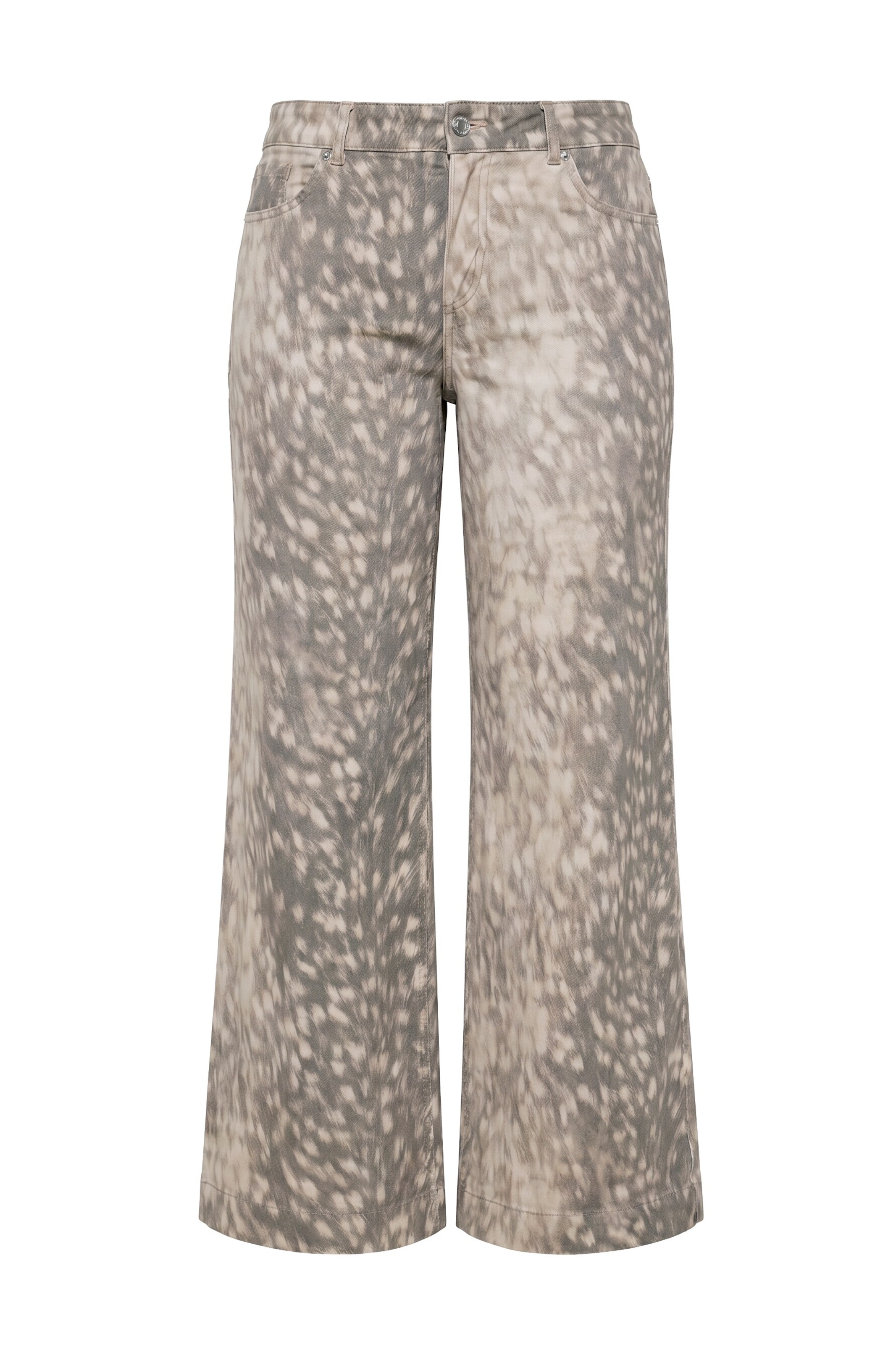 MIAMODA Wide leg Jeans in Grijs: voorkant