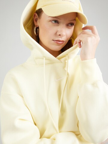 Nike Sportswear Sweatshirt 'Phoenix Fleece' in Beige