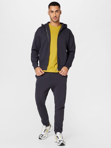 TOM TAILOR DENIM Zip-Up Hoodie in Grey