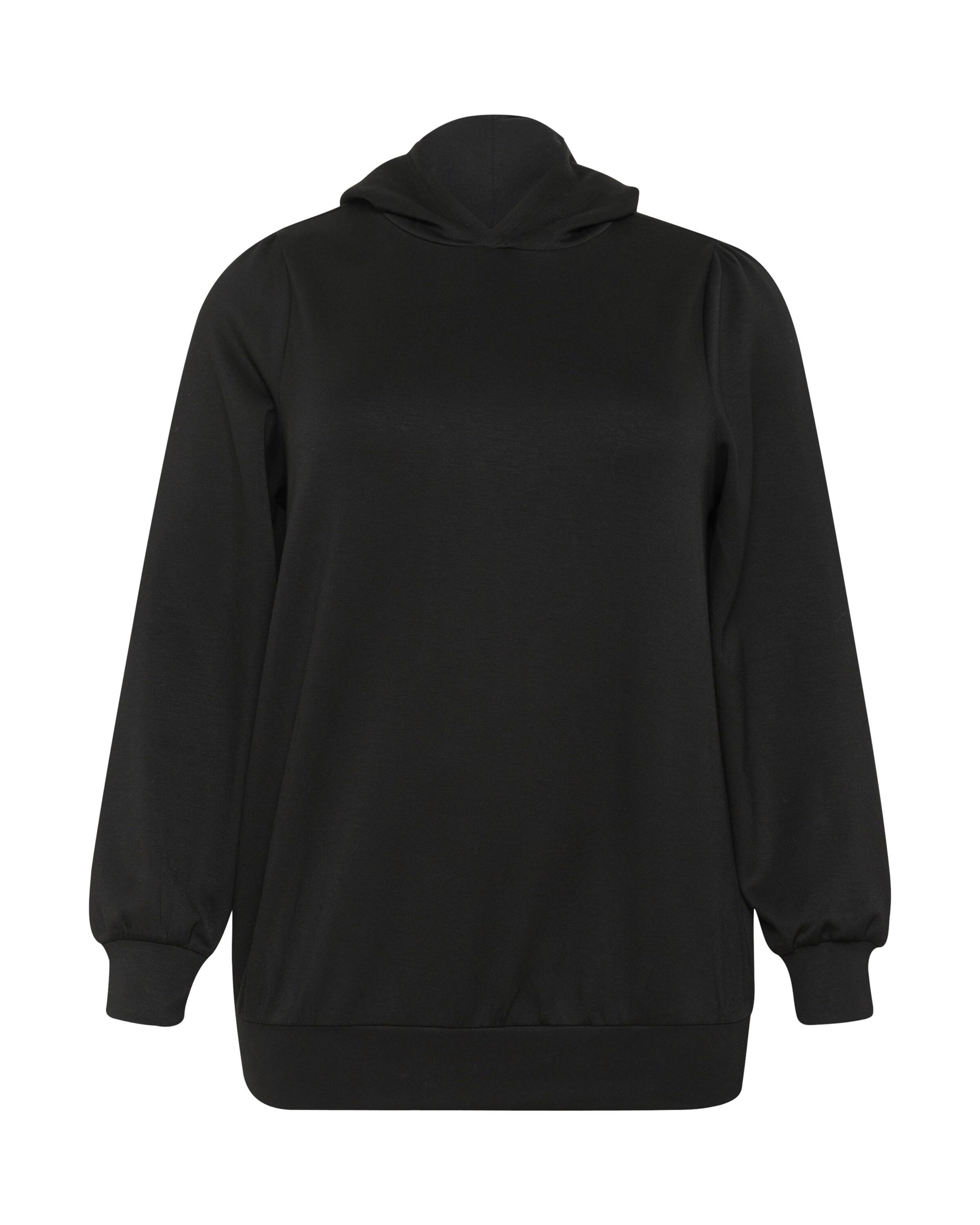 KAFFE CURVE Sweatshirt 'Aprila' in Schwarz: Vorderseite