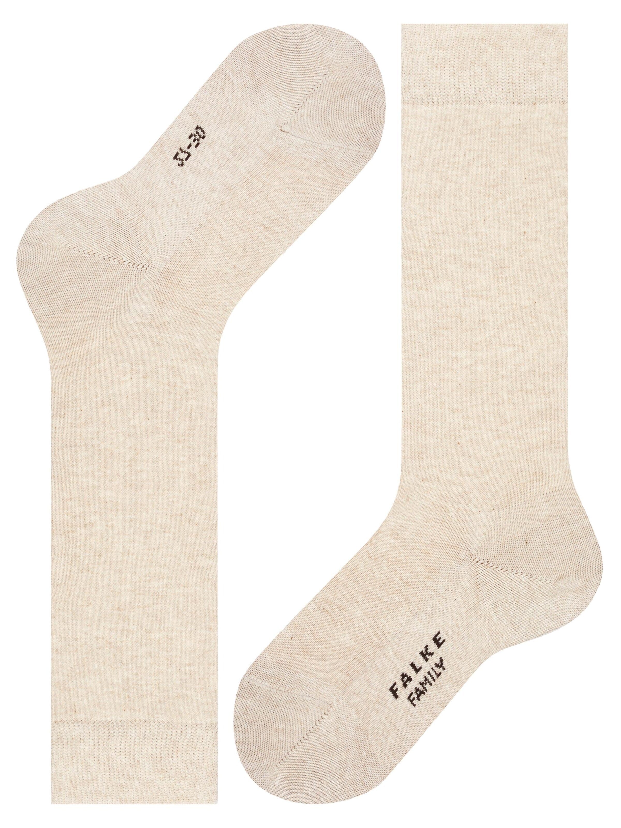 FALKE Socks 'Family' in Beige: front