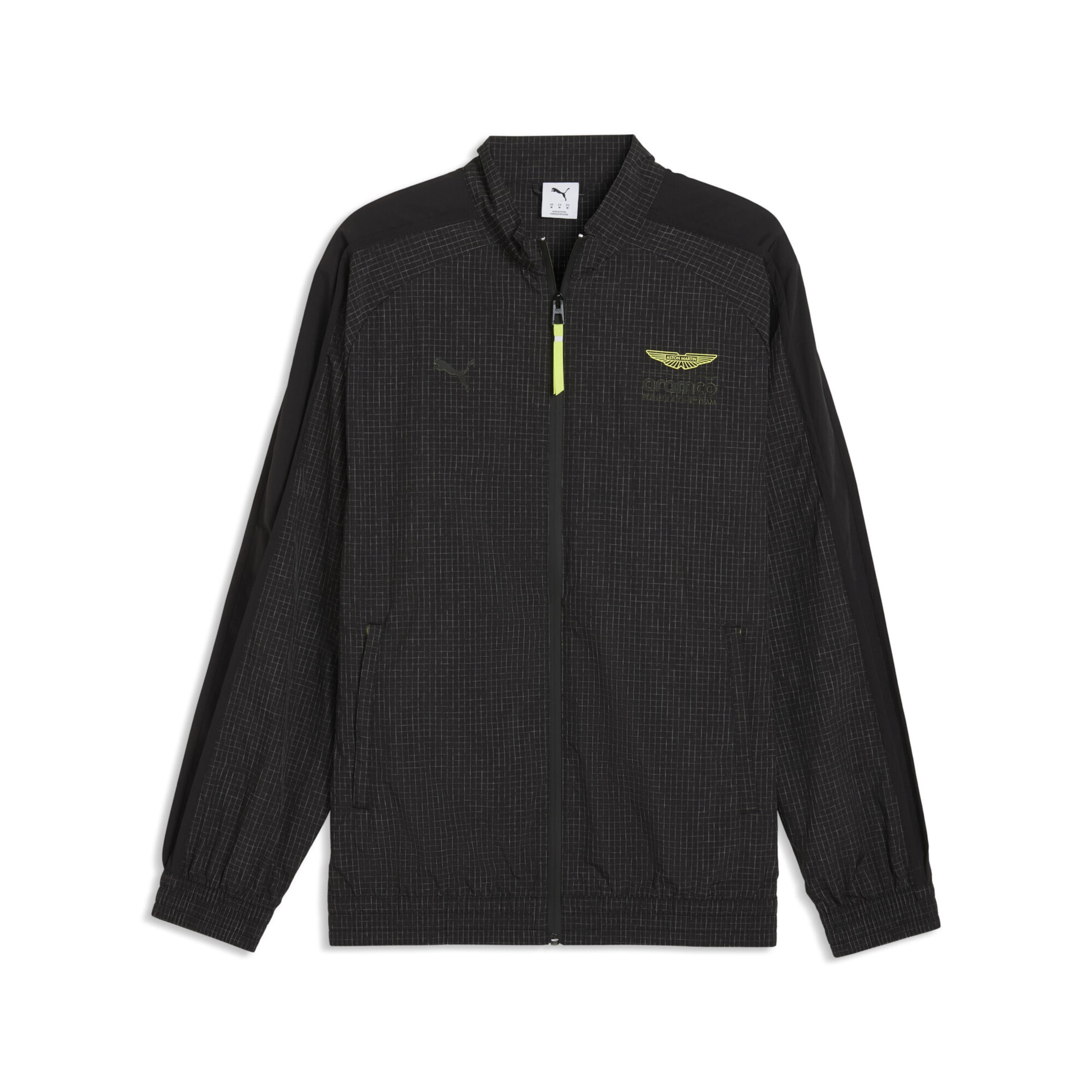 PUMA Training Jacket 'Aramco F1® Team T7' in Black: front