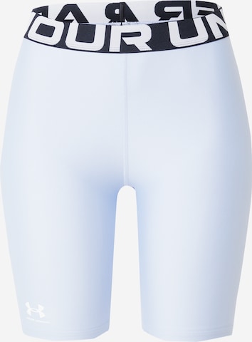 UNDER ARMOUR - Skinny Calças de desporto 'Authentics' em azul: frente