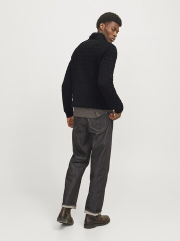 JACK & JONES Pullover 'JPRBlucrash' i sort