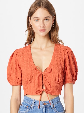 Cotton On Blouse 'SUNSHINE' in Red: front