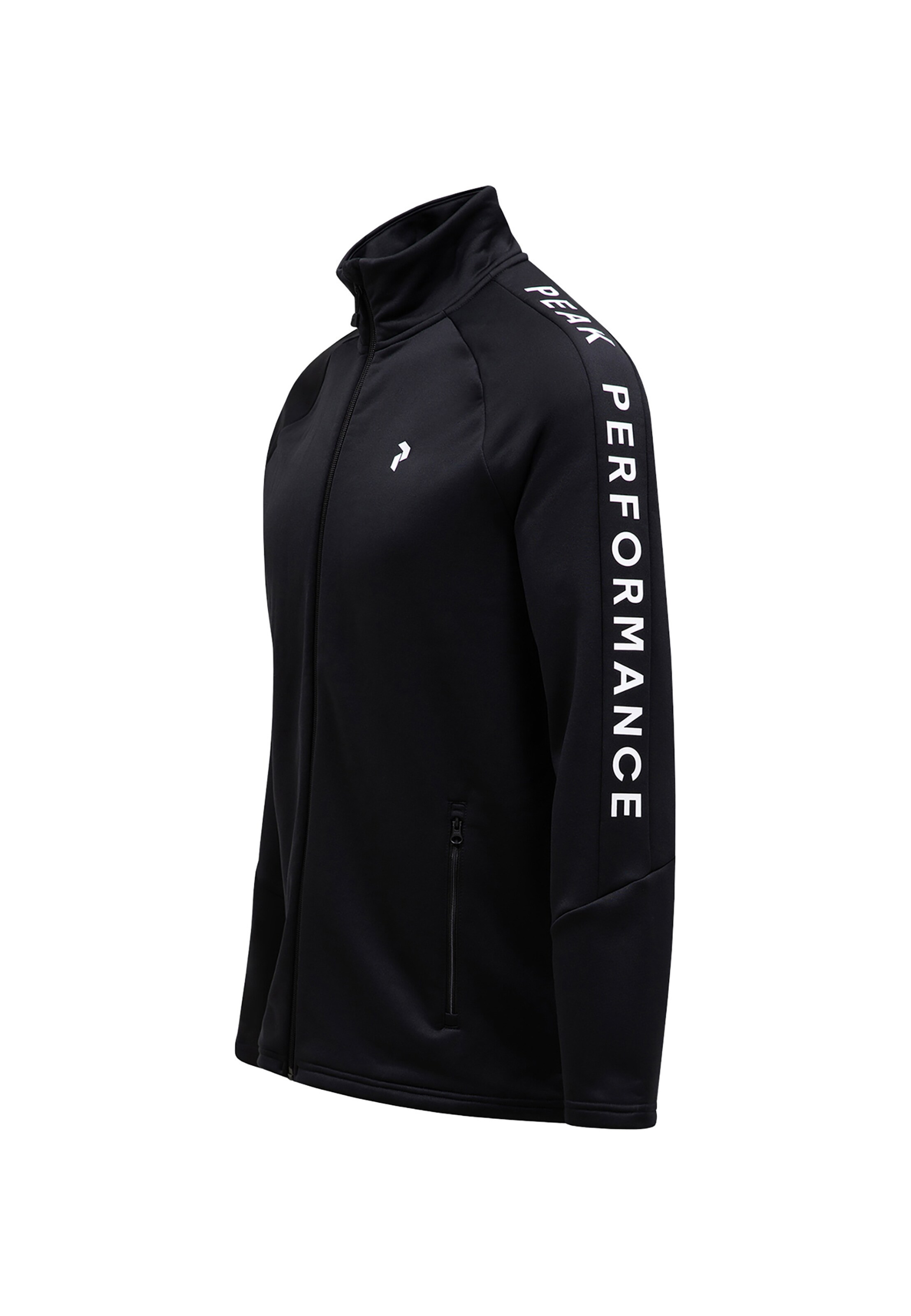 PEAK PERFORMANCE Fleece jas in Zwart