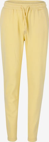 ENDURANCE Regular Workout Pants 'Bastini' in Yellow: front