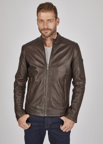 bugatti Between-Season Jacket in Brown: front