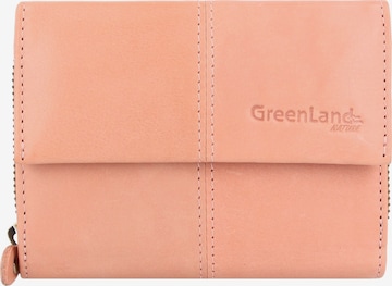 Portamonete 'Nature Soft' di Greenland Nature in rosa: frontale