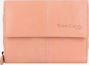 Greenland Nature Portemonnee 'Nature Soft' in Roze: voorkant