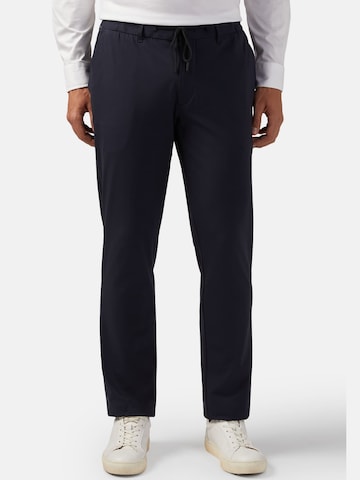 Boggi Milano Regular Pantalon in Zwart: voorkant