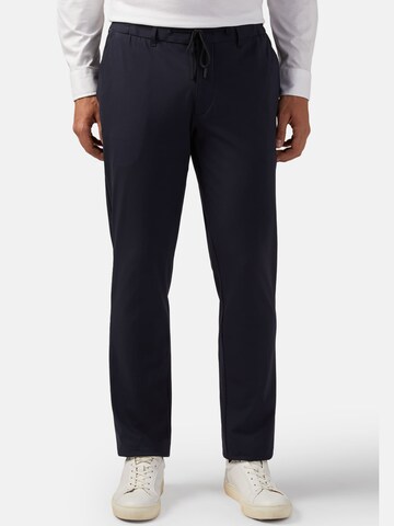 Boggi Milano Regular Pantalon in Blauw: voorkant