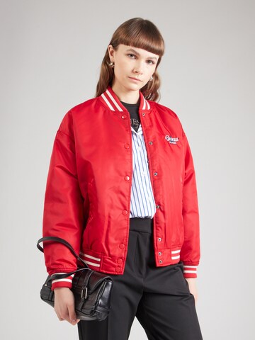 GUESS JEANS Between-season jacket in Red