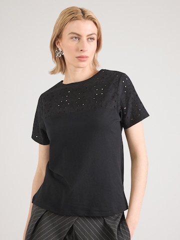 ABOUT YOU Póló 'Carla' - fekete: elől
