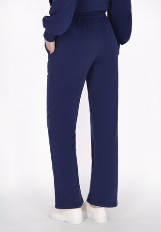usha BLUE LABEL Regular Trousers 'Fashion Look' in Blue
