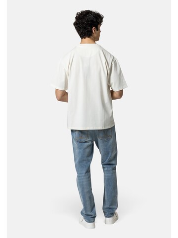 T-Shirt 'Tamaro College' 19V69 ITALIA en blanc