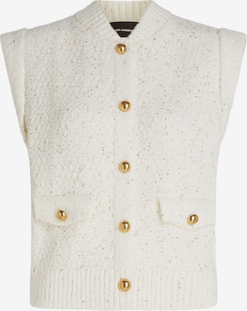 Karl LagerfeldKardigan - bež boja: prednji dio