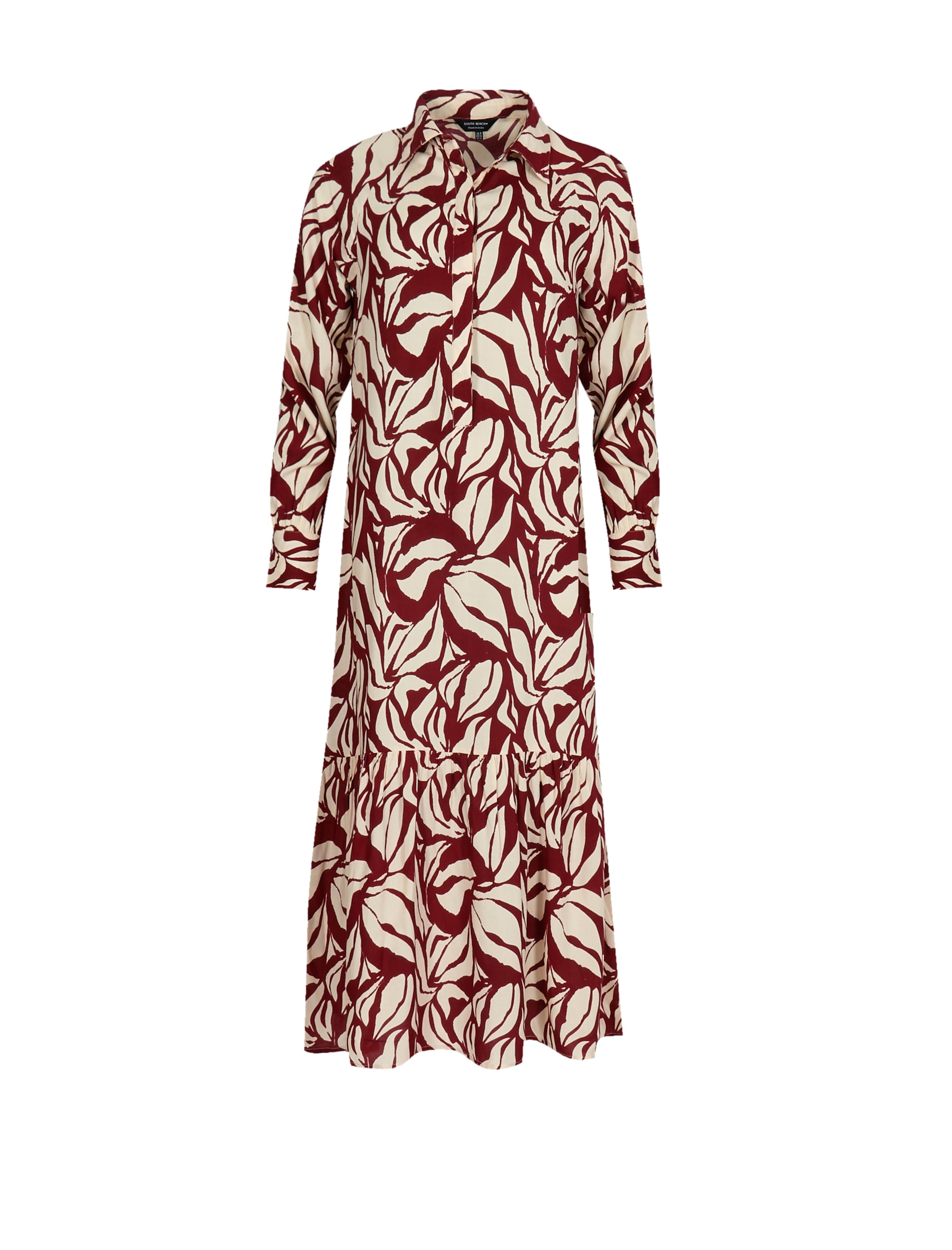 South Beach Blusekjole i rød: forside