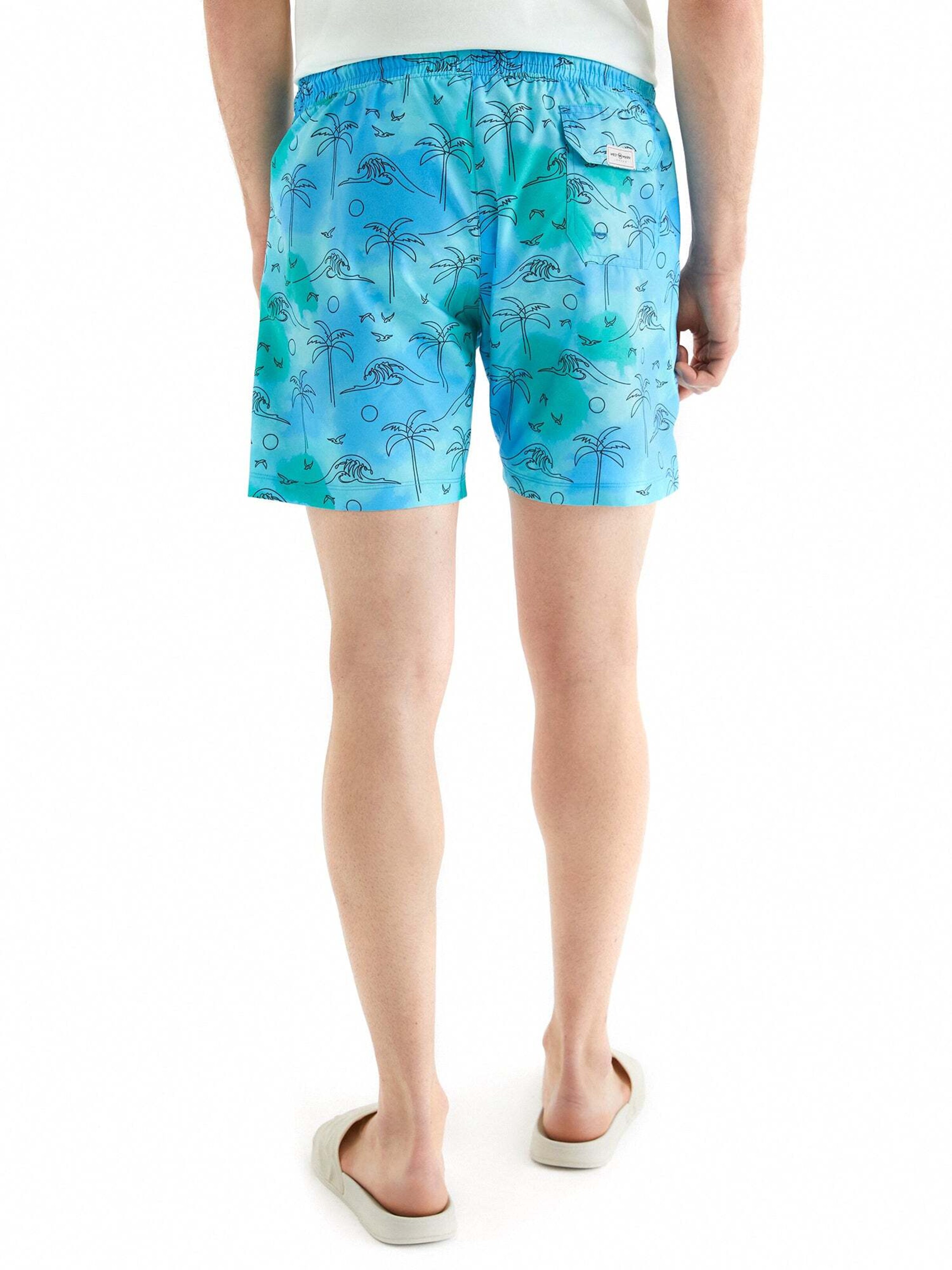 Pantaloncini da bagno 'TROPIC' di WESTMARK LONDON in blu