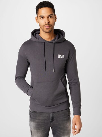 JACK & JONES Sweatshirt 'Thx' in Grau: predná strana