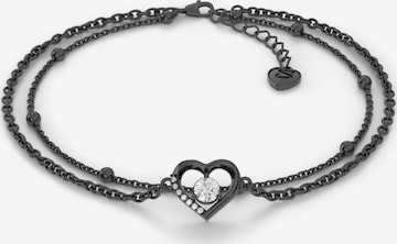 SERASAR Armband 'Anklet Heart' in Schwarz: Vorderseite