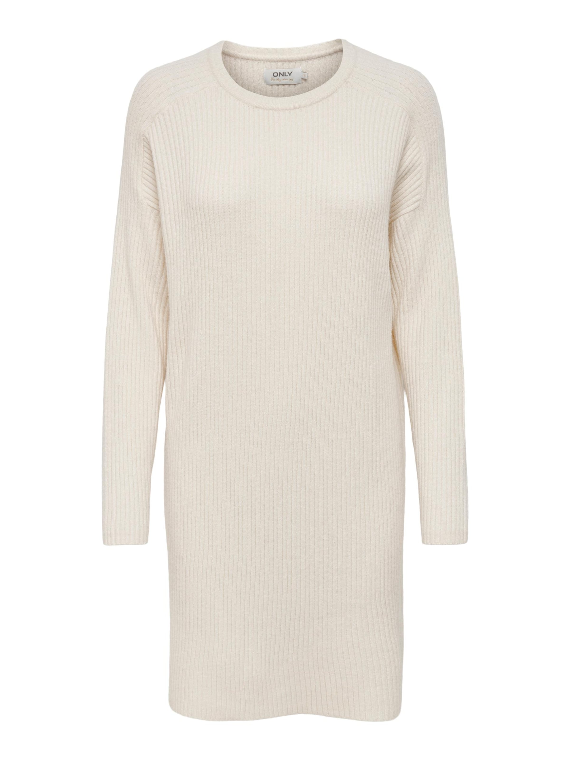 ONLY Robes en maille &#x27;ONLFia Katia&#x27; en crème, Vue avec produit