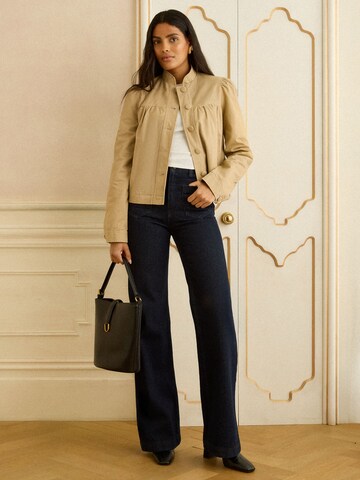 love & roses Prechodná bunda - Hnedá