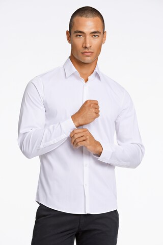 Lindbergh Slim fit Business Shirt in White: front