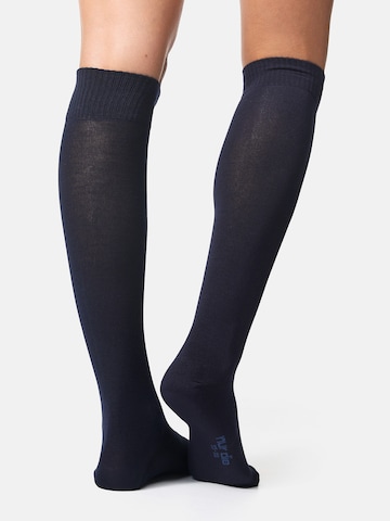 Chaussettes montantes ' Bambus ' Nur Die en bleu