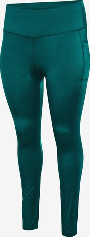 Skinny Pantalon de sport Hummel en vert