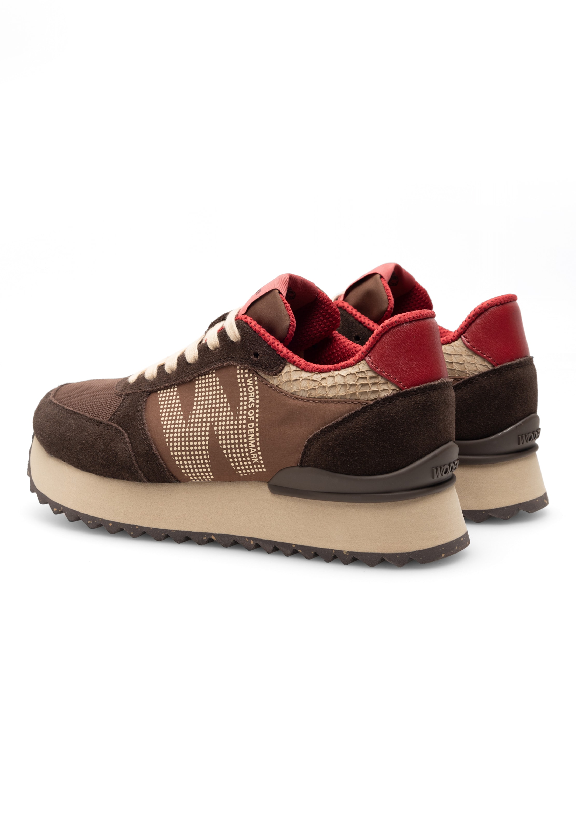 Baskets basses ' Ronja' WODEN en marron