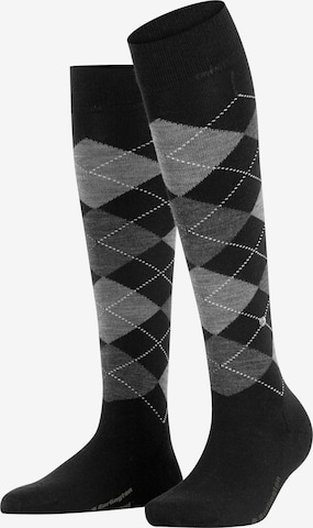 BURLINGTON Over the Knee Socks 'Marylebone' in Black: front