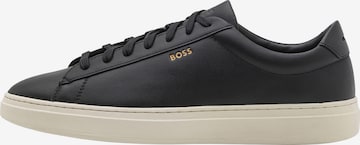 Sneaker bassa 'Kieran' di BOSS in nero: frontale