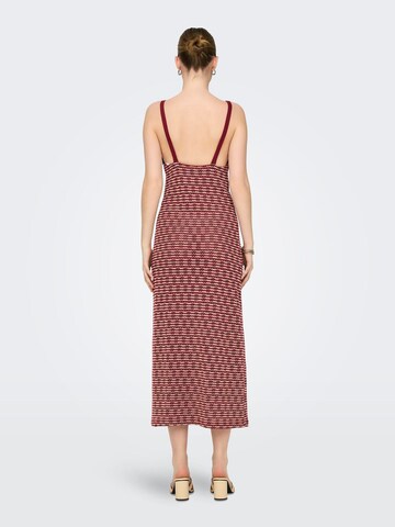 ONLY Knit dress 'ONLTOVE' in Red