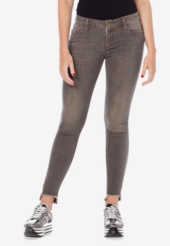 CIPO & BAXX Skinny Jeans 'WD355' in Bruin: voorkant