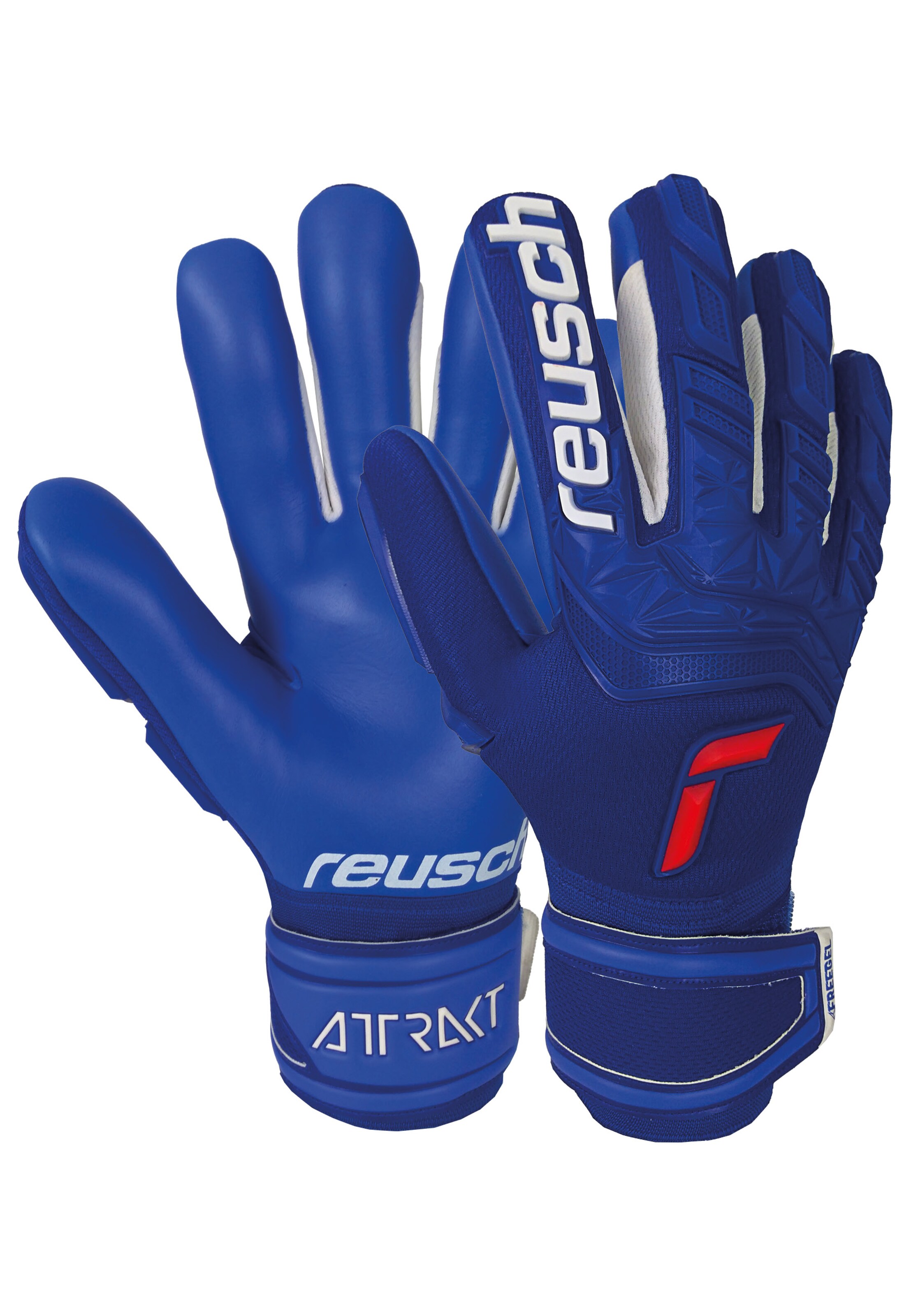 REUSCH Sporthandschoenen 'Attrakt Freegel' in Blauw: voorkant